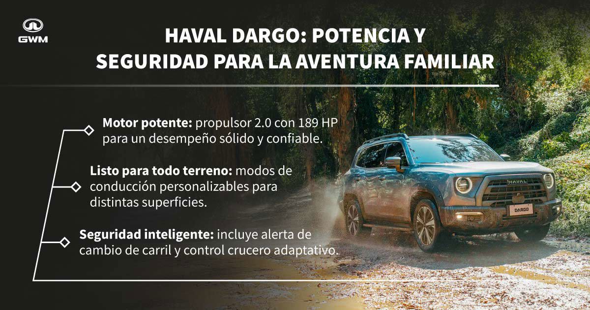 Características del Haval Dargo.