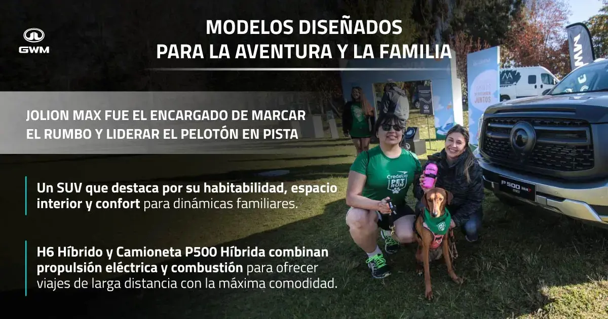 GWM y sus modelos híbridos sustentables apoyando eventos ecológicos.